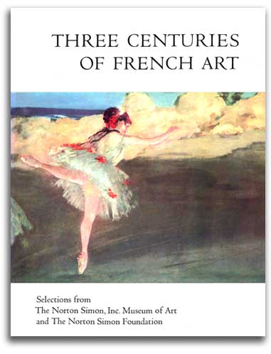 Image of book cover for '3 Centuries of French Art, vol. 1'.