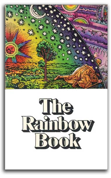 Image of book cover for 'The Rainbow Book, 1st edition'.