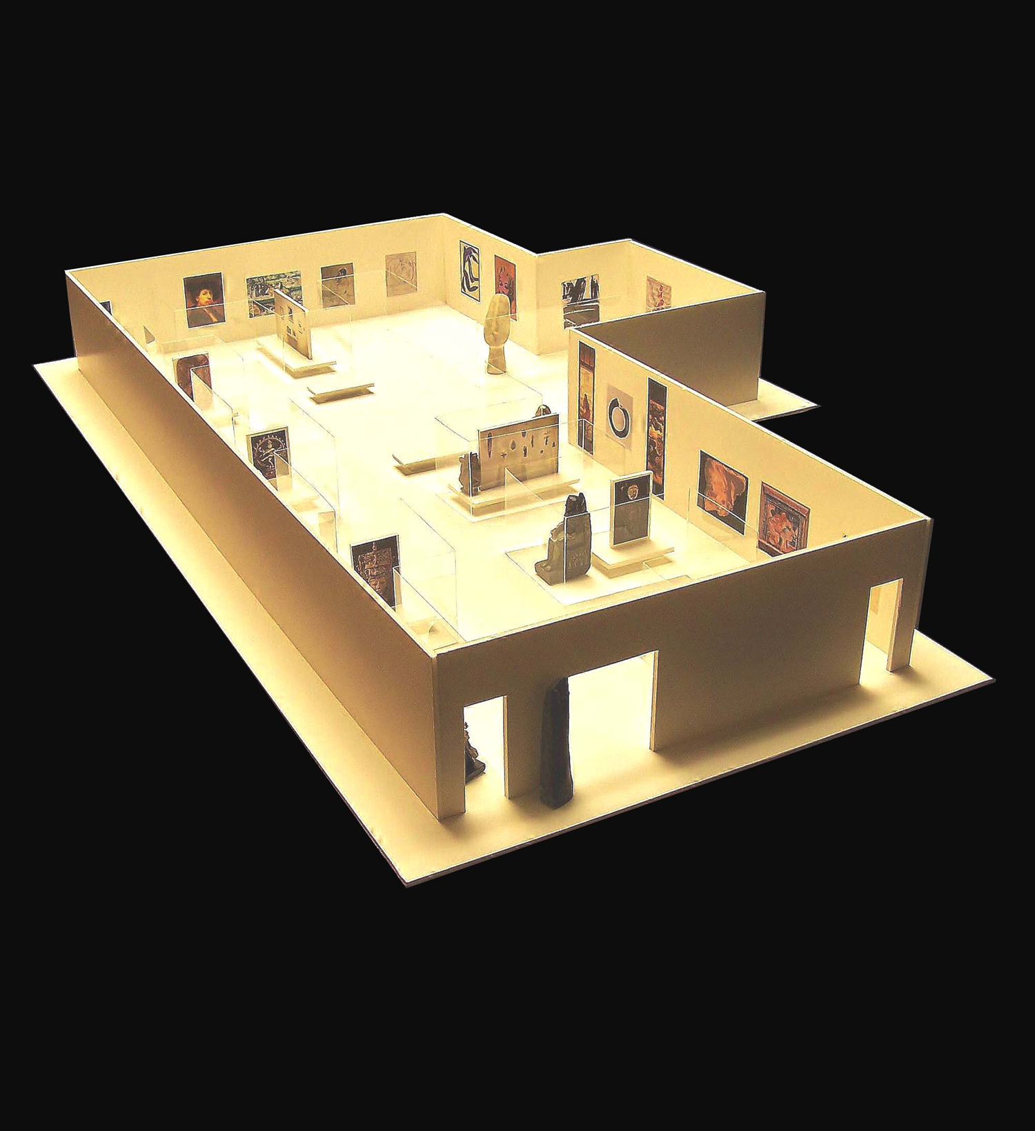 Image of Museum Plan Model #3.