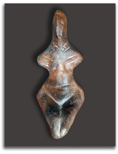 Image of carved Eastern European goddess.