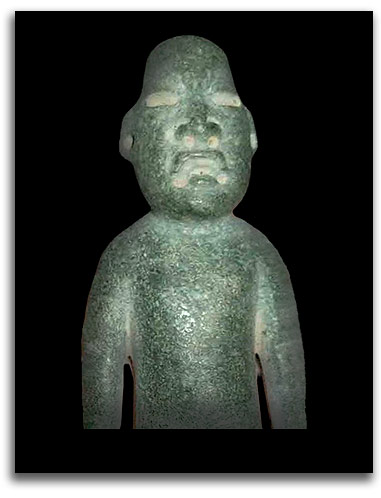 Image of second Olmec shaman figure.