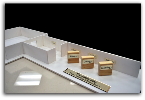 Image of Science Wing museum model.